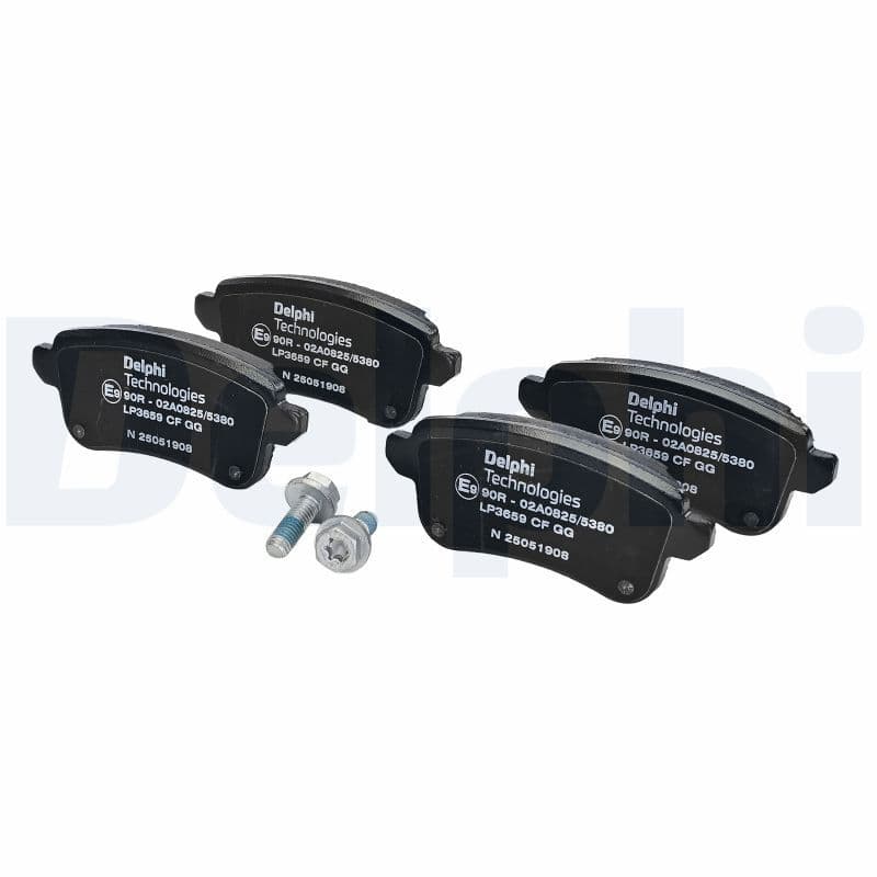 set placute frana,frana disc DELPHI LP3659