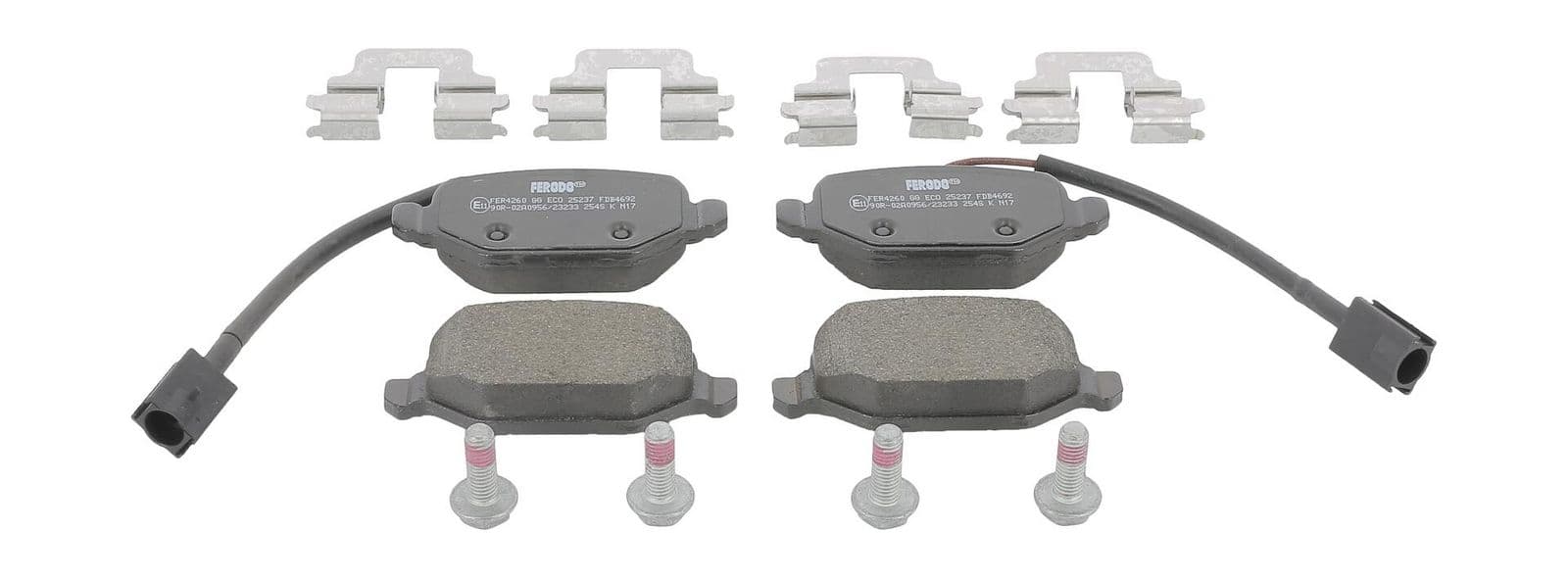 set placute frana,frana disc FERODO PREMIER ECO FRICTION FDB4692