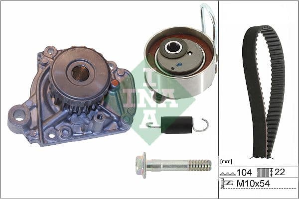 Set pompa apa + curea dintata Schaeffler INA 530 0506 31