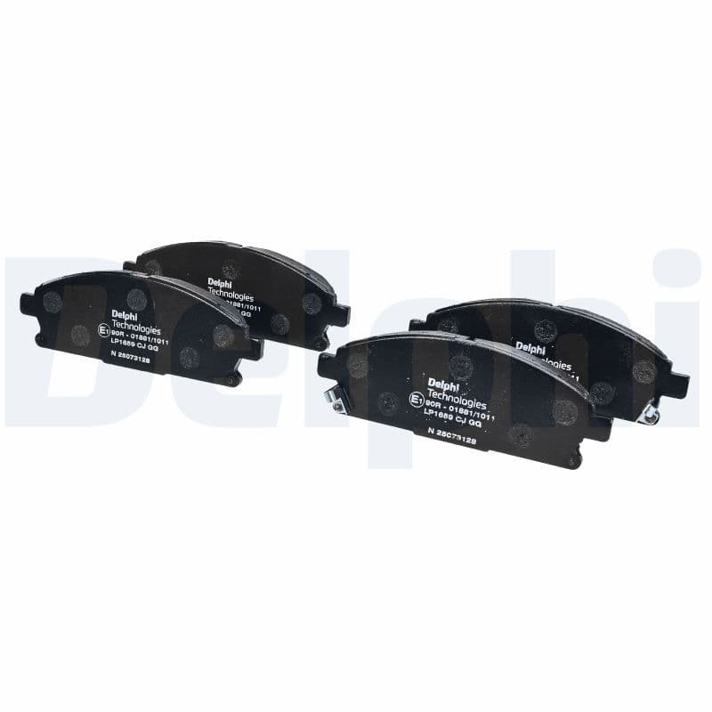 set placute frana,frana disc DELPHI LP1659