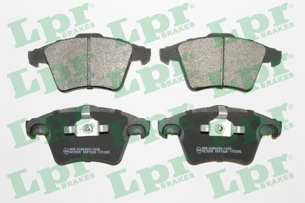 set placute frana,frana disc LPR 05P1526