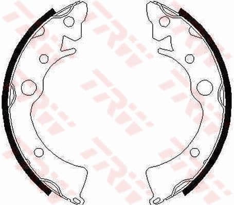 Set saboti frana TRW GS6210