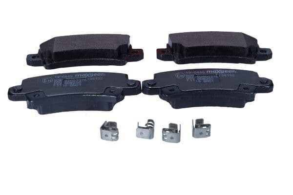 set placute frana,frana disc MAXGEAR 19-0449