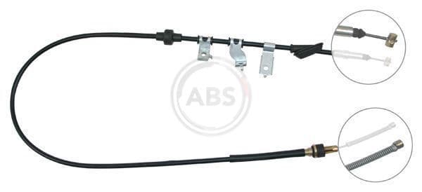 Cablu, frana de parcare A.B.S. K12498