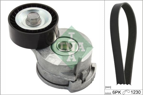 Set curea transmisie cu caneluri Schaeffler INA 529 0292 10