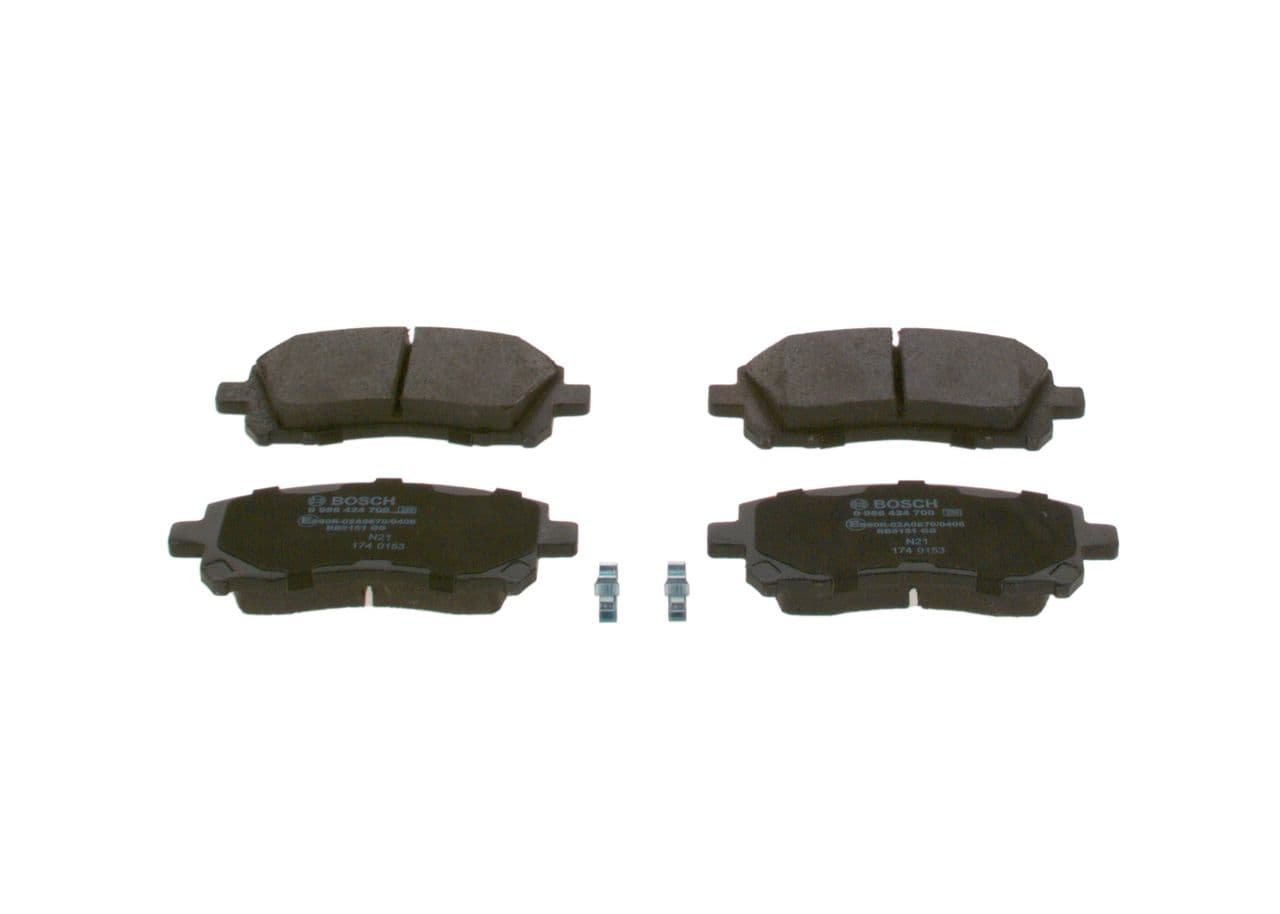 set placute frana,frana disc BOSCH 0 986 424 700