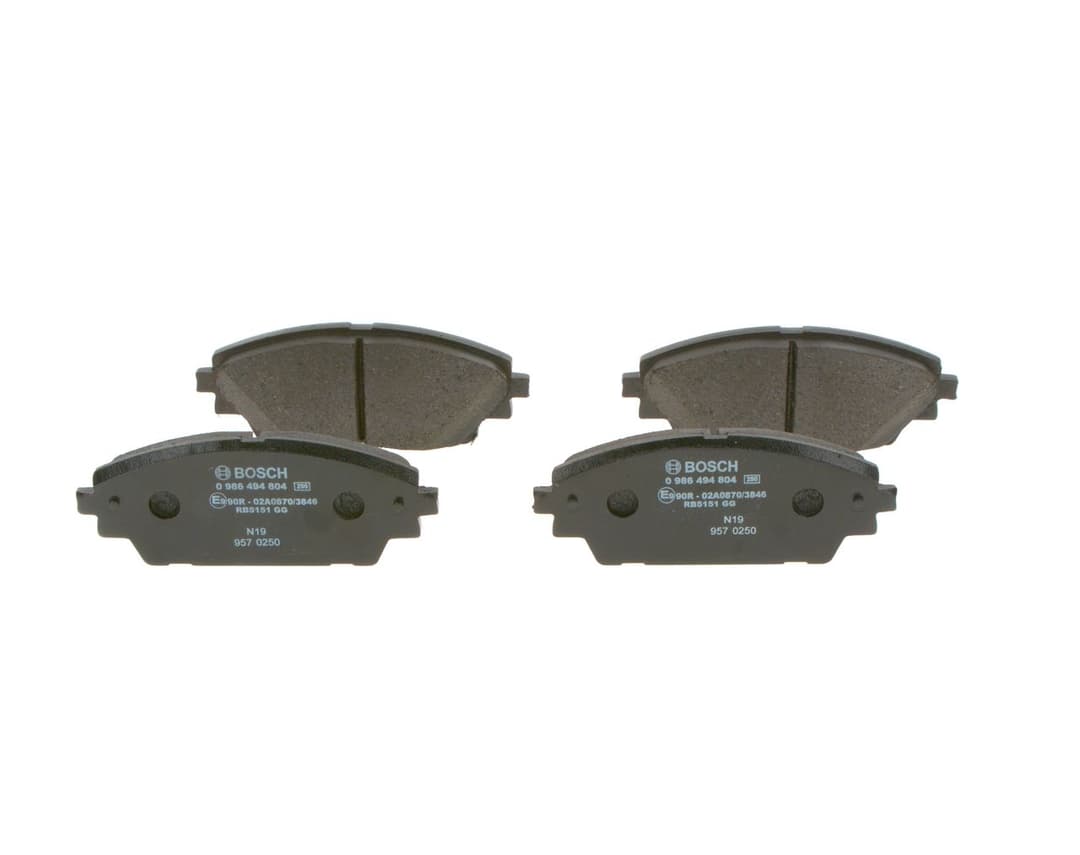 set placute frana,frana disc BOSCH 0 986 494 804