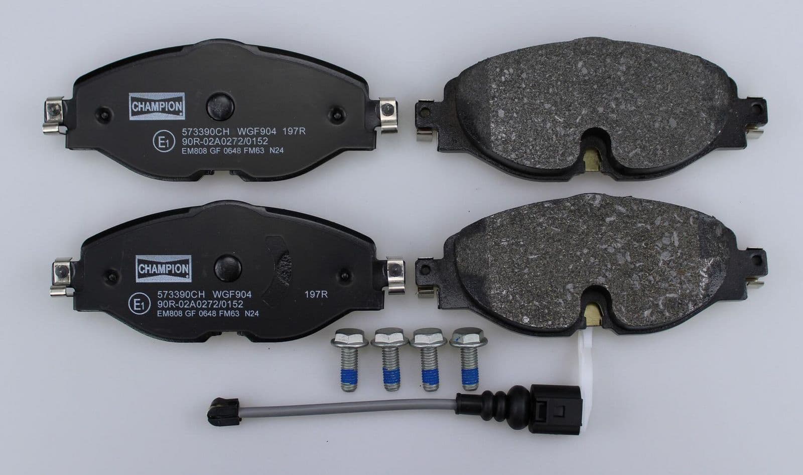 set placute frana,frana disc CHAMPION 573390CH