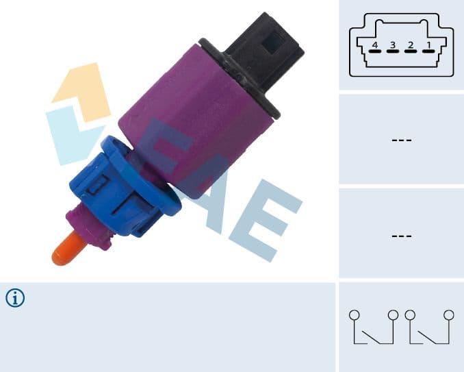 Comutator lumini frana FAE 24909