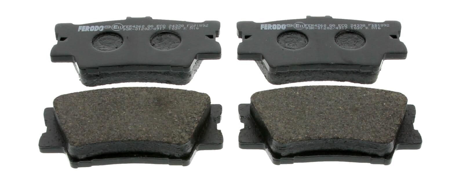 set placute frana,frana disc FERODO FDB1892