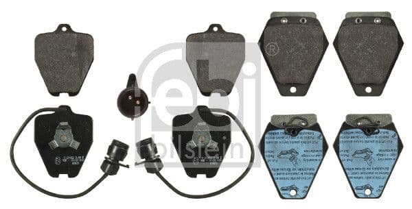 set placute frana,frana disc FEBI BILSTEIN 16762