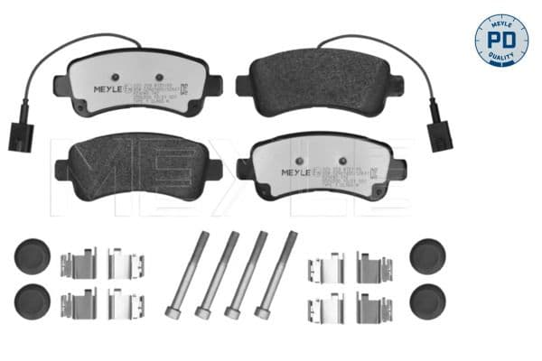 set placute frana,frana disc MEYLE -PD: Advanced performance and design. 025 259 8721/PD