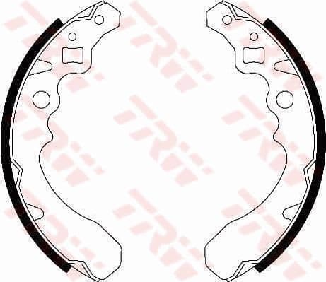 Set saboti frana TRW GS8282