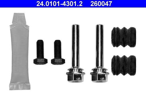 Set accesorii, etrier frana ATE 24.0101-4301.2