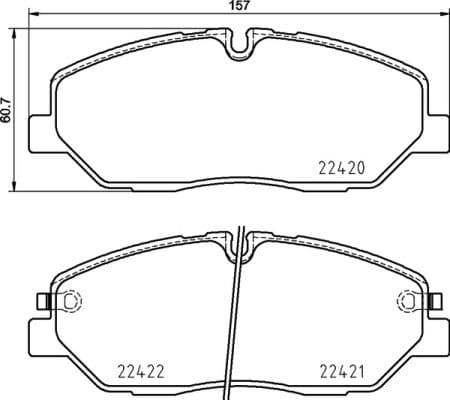 set placute frana,frana disc BREMBO PRIME LINE P 30 090