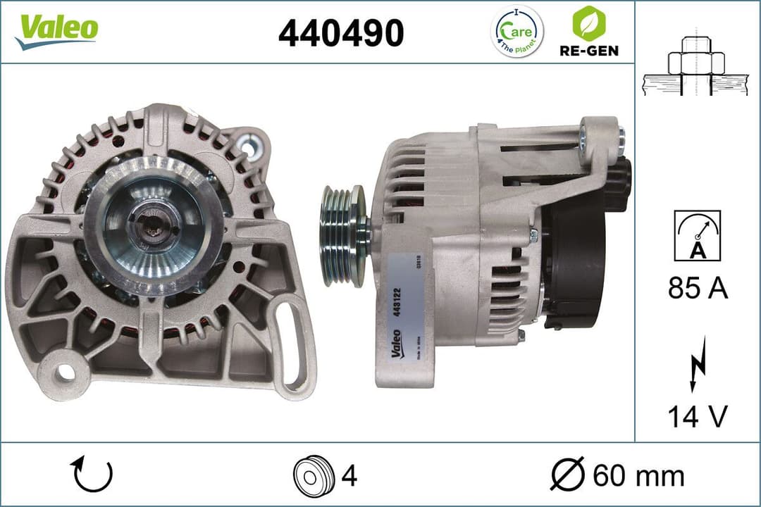 Generator / Alternator VALEO 440490