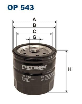 Filtru ulei FILTRON OP 543