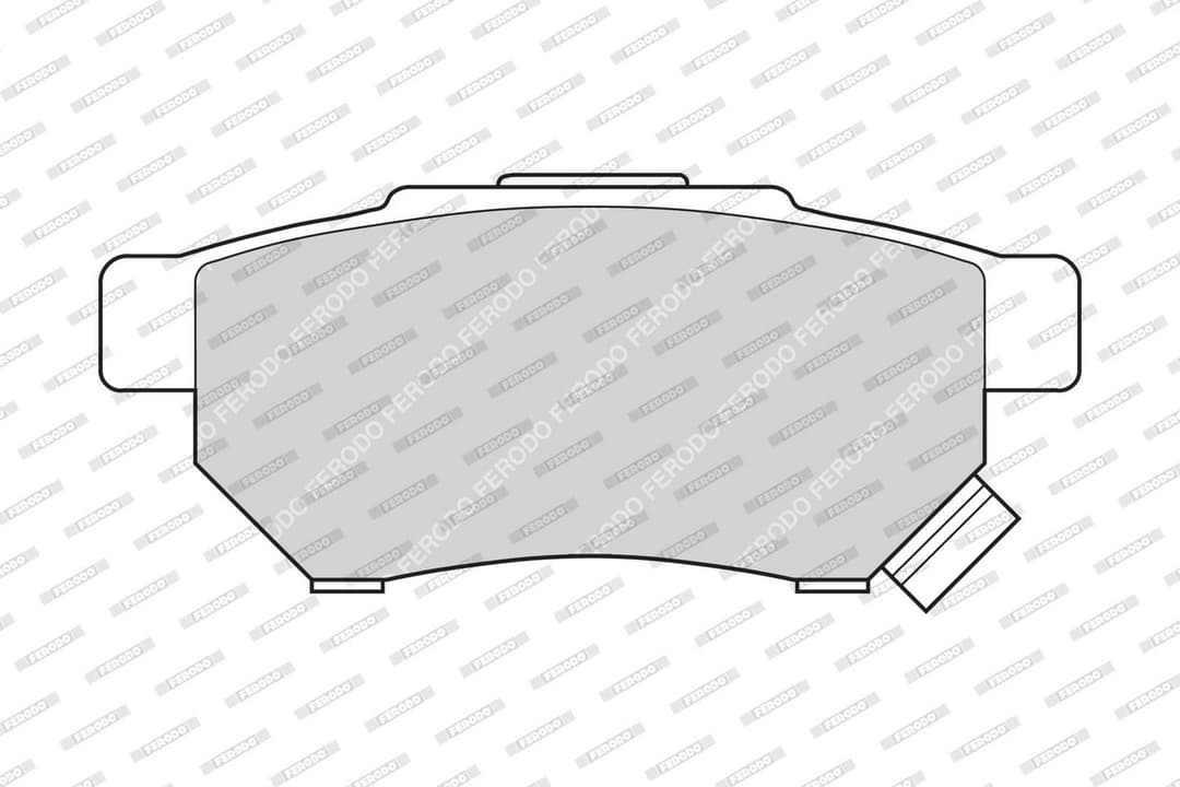 set placute frana,frana disc FERODO PREMIER ECO FRICTION FDB621