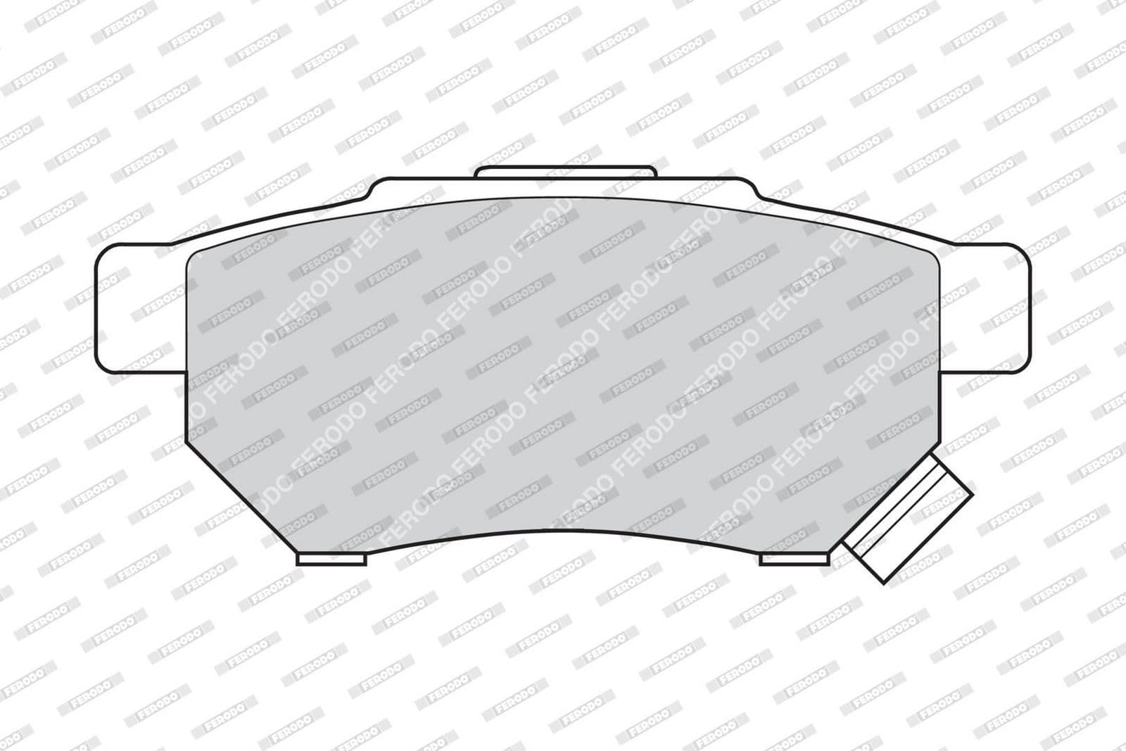 set placute frana,frana disc FERODO PREMIER ECO FRICTION FDB621