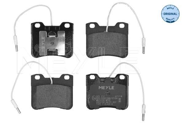 set placute frana,frana disc MEYLE -ORIGINAL: True to OE. 025 212 6717/W