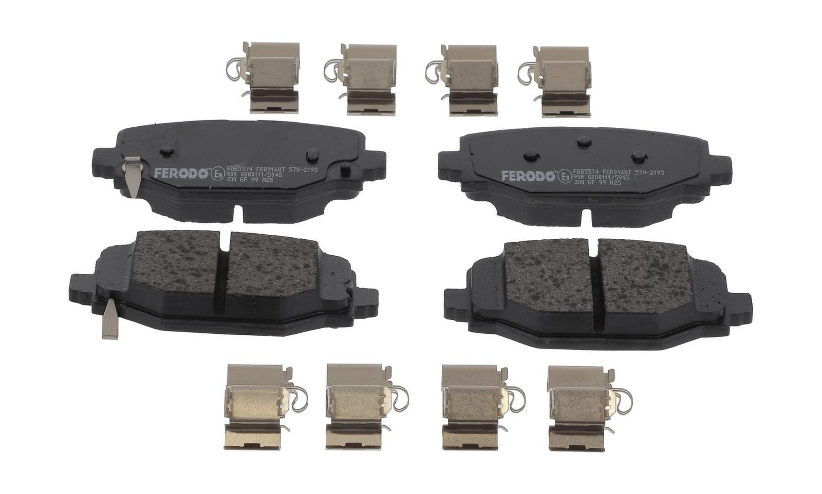 set placute frana,frana disc FERODO PREMIER ECO FRICTION FDB5574