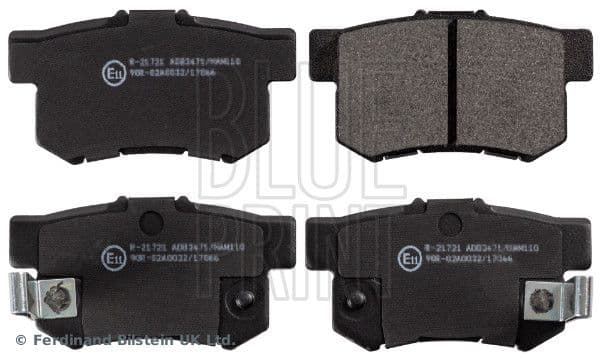 set placute frana,frana disc BLUE PRINT ADH24247