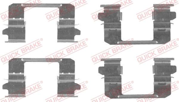 Set accesorii, placute frana QUICK BRAKE 109-1834