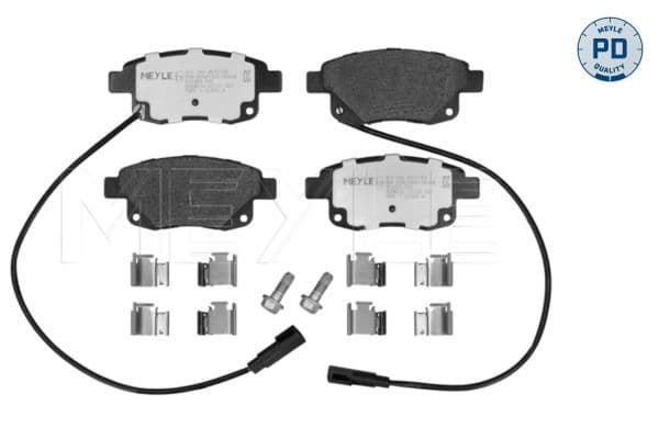 set placute frana,frana disc MEYLE -PD: Advanced performance and design. 025 244 8617/PD