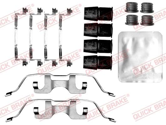 Set accesorii, placute frana QUICK BRAKE 109-0209