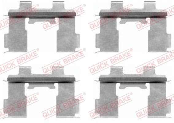 Set accesorii, placute frana QUICK BRAKE 109-1630