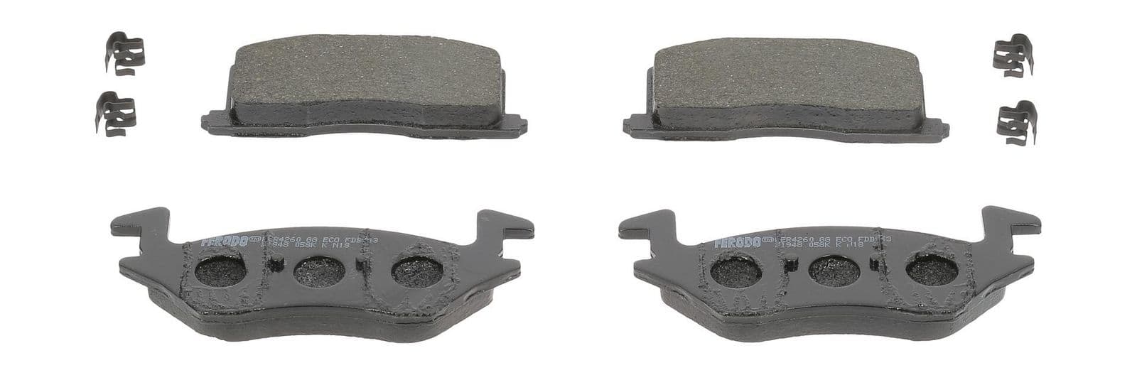 set placute frana,frana disc FERODO PREMIER ECO FRICTION FDB943