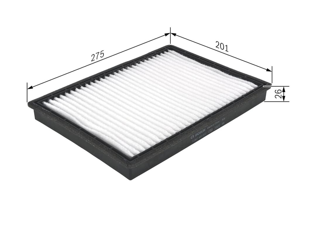 Filtru, aer habitaclu BOSCH 1 987 432 222