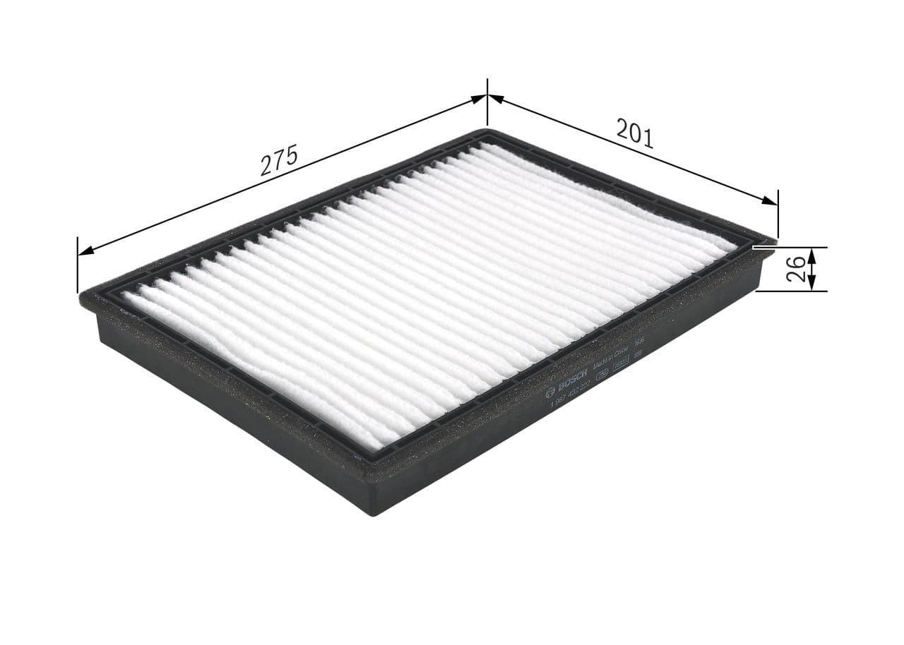 Filtru, aer habitaclu BOSCH 1 987 432 222