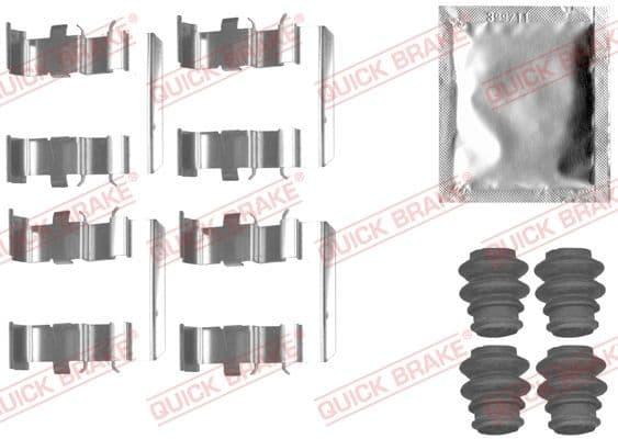 Set accesorii, placute frana QUICK BRAKE 109-1831