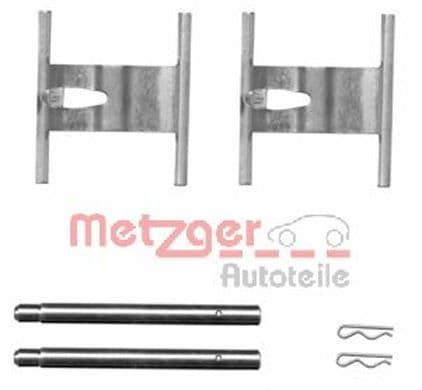 Set accesorii, placute frana METZGER 109-1660