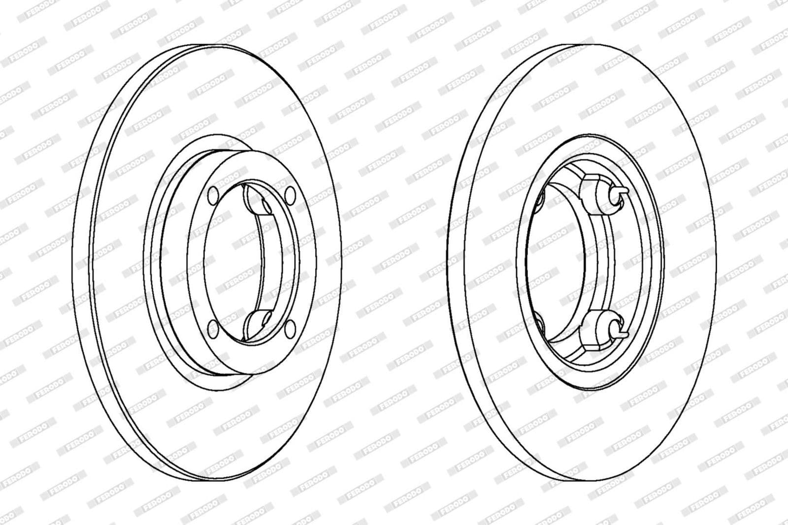 Disc frana FERODO DDF1076C