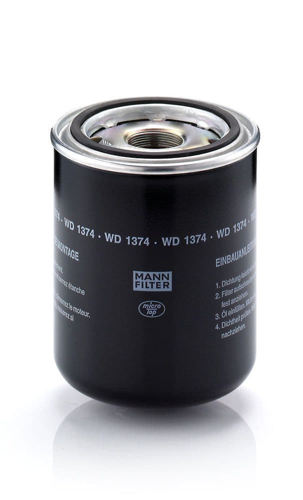 Filtru hidraulic, cutie de viteze automata MANN-FILTER WD 1374