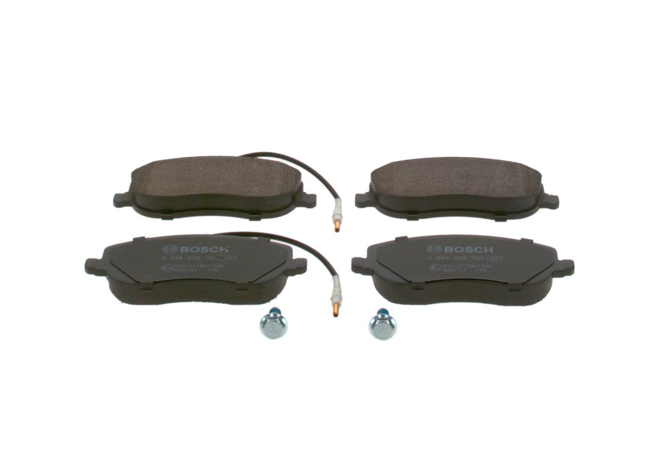 set placute frana,frana disc BOSCH 0 986 424 789