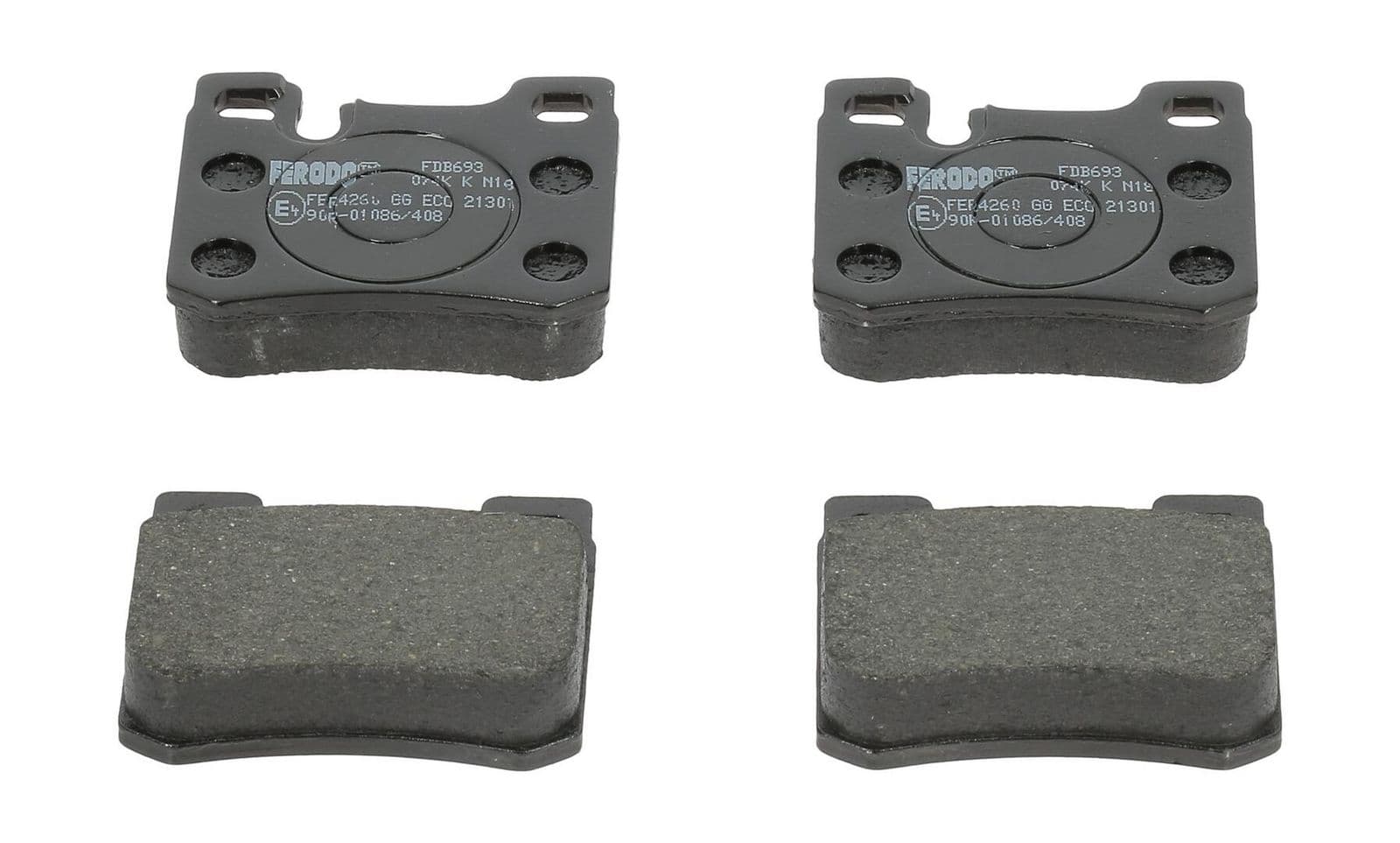 set placute frana,frana disc FERODO PREMIER ECO FRICTION FDB693