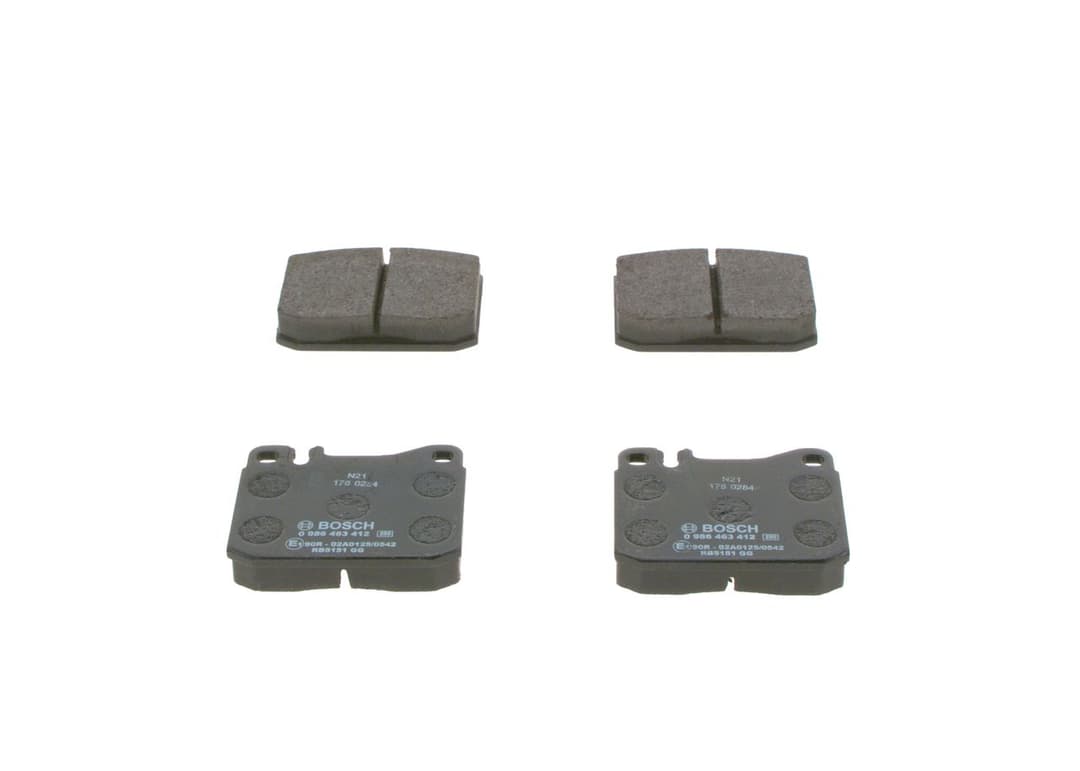 set placute frana,frana disc BOSCH 0 986 463 412