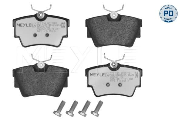 set placute frana,frana disc MEYLE -PD: Advanced performance and design. 025 239 8017/PD
