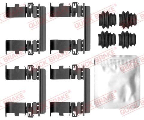 Set accesorii, placute frana QUICK BRAKE 109-0185