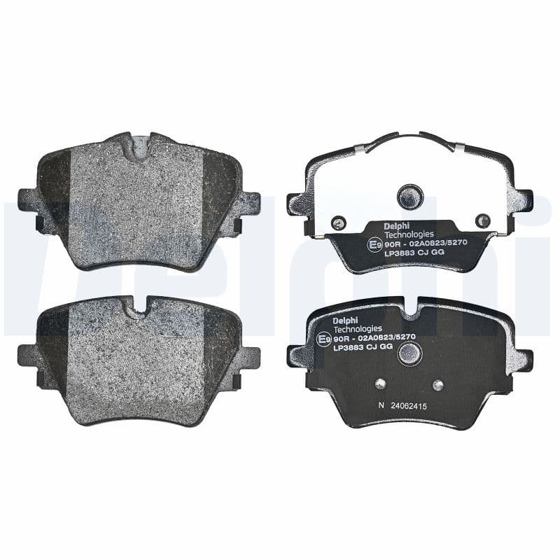 set placute frana,frana disc DELPHI LP3883