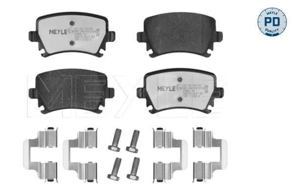 set placute frana,frana disc MEYLE -PD: Advanced performance and design. 025 239 1417/PD