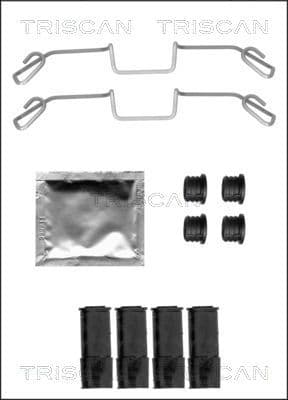 Set accesorii, placute frana TRISCAN 8105 101660