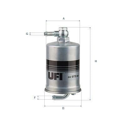 filtru combustibil UFI 24.072.00