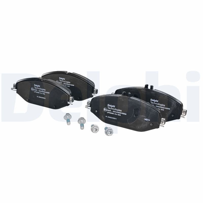 set placute frana,frana disc DELPHI LP3282