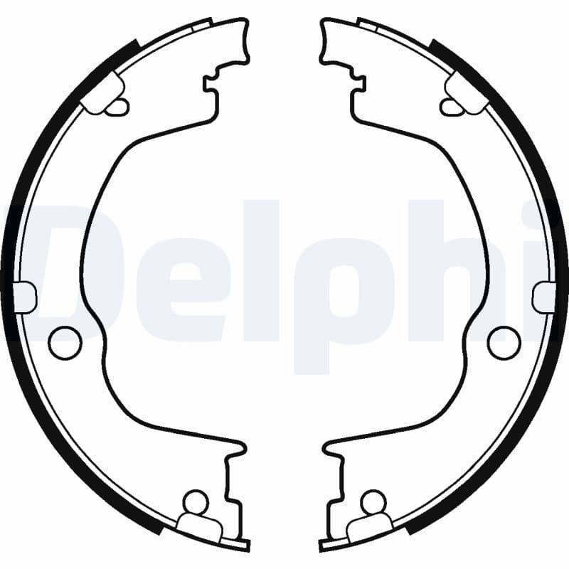 Set saboti frana, frana de mana DELPHI LS2106