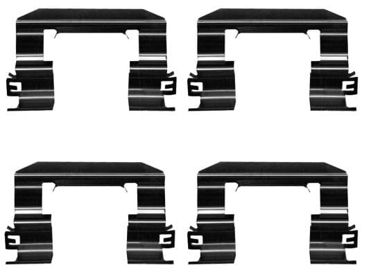 Set accesorii, placute frana TEXTAR 82550200