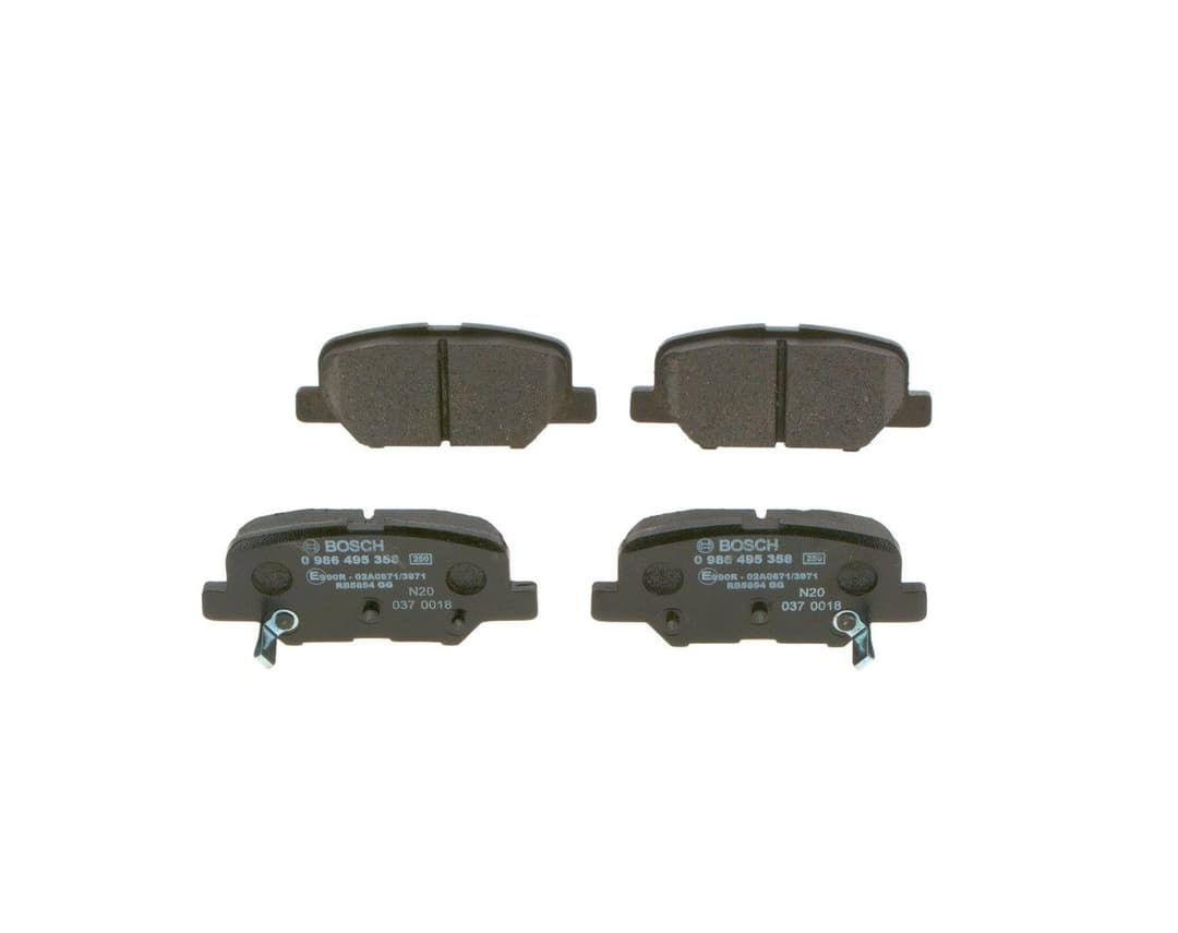 set placute frana,frana disc BOSCH 0 986 495 358